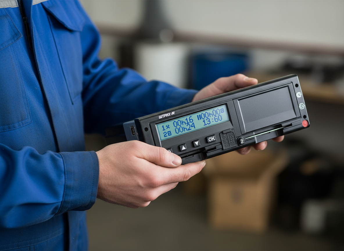 Установка тахографа СКЗИ