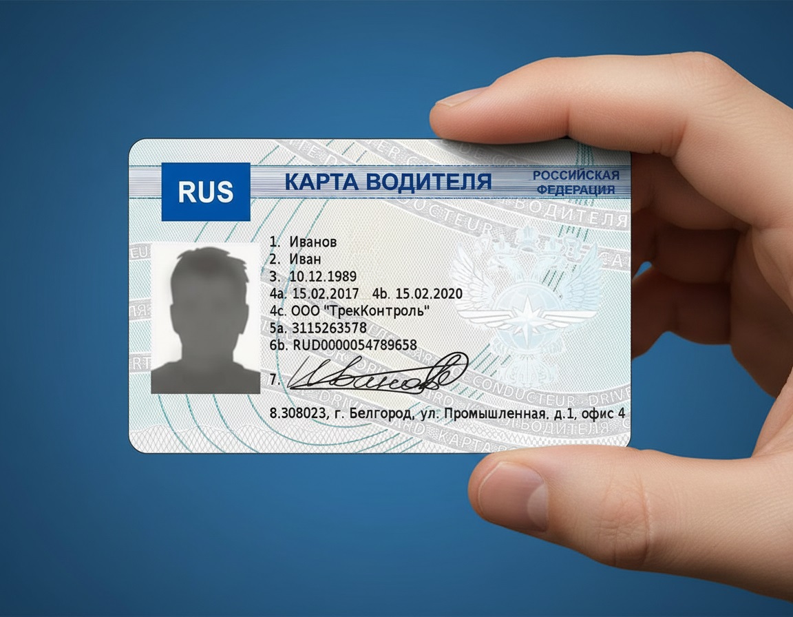 Карта водителя ЕСТР